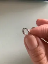 ROXI-Pendientes redondos de geometría para Mujer, aretes redondos de Plata de Ley 925, dorados, brillantes, Vintage