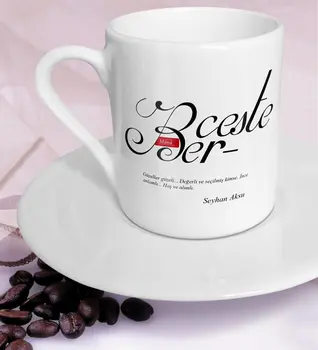 

Personalized Mânâ Berceste Turkish coffee Cup