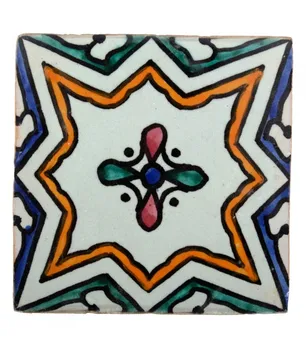 

Azulejo Andalusí - 10 cm - Handmade- Model 54