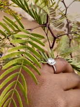 Anillo para mujeres de moda moderno, anillo de compromiso de circonita de cristal AAA blanca, regalo de joyería de boda, 2020