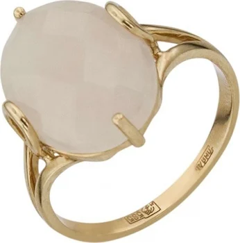 

Aloris ring with 1 Quartz in red gold