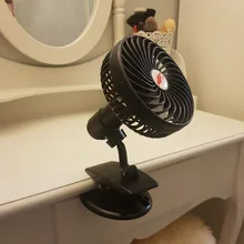 Fan Rechargeable Stroller Desk Usb-Output 4-Blades Baby Mini Air-Cooling-3 Silent Usb-Fan