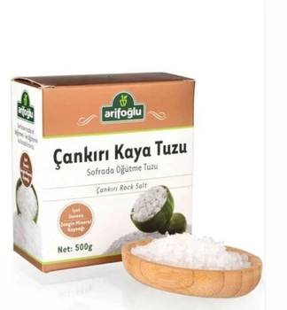 

Arifoğlu Local Turkish Çankırı Rock Salt 500g Unique flavor natural organic