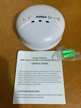 KERUI inalámbrico Tuya inteligente WIFI en casa Detector de humo 80db protección bombero sensores tienda de seguridad de la casa sistema de alarma