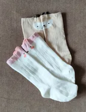 Calcetines antideslizantes de algodón para bebés, calcetín de 0 a 24M, hasta la rodilla, para niños y niñas, 1 par, 2020