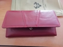 Cartera de cuero genuino para mujer, billetera de mano, monedero femenino de lujo, tarjetero Rfid, práctico para pasaporte, bolsas para teléfono