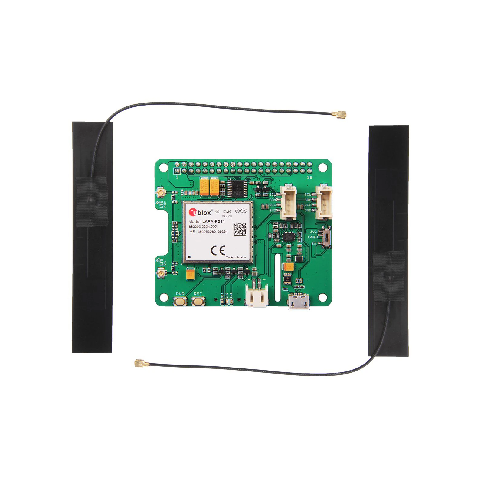 Магазин ShenzhenMaker LTE Cat 1 Pi HAT(Европа