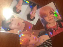 Película de tarjeta parpadeante láser de vidrio de Gema rota, funda holográfica para tarjeta de foto, Idol, Tarot, YGO Ultra, Protector de tarjeta, 100 Uds.