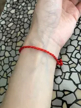 Pulsera de hilo rojo Unisex, para parejas, amigos, la suerte, regalos, joyería hecha a mano, 10 Uds.