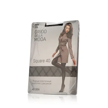 

Women's tights Grido della Moda square microfiber 40den Black 4 Size