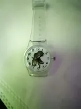 Reloj de pulsera de cuarzo para niños, con diseño de dinosaurio, tiranosaurio, Calavera transparente, esqueleto, dragón jurásico