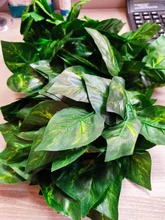 10 Style 1pc Artificial Decoration Vivid Vine Rattan Leaf Vagina Grass Plants Grape Leaves