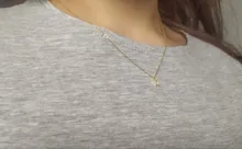 Colgante de plata de ley 925 con diamantes cuadrados pequeños para mujer, collar de oro de 14k, cadena de clavícula Simple brillante para mujer