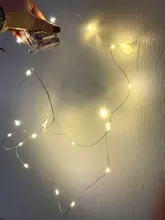 Led-String-Lights Garland Photo-Clip Battery-Operated Christmas-Decoration Holiday Wedding