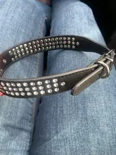 Collar de estrás para perro 3 filas de cuero de gamuza de Diamante gato cachorro 5 colores para pequeño mediano perros Chihuahua Yorkshire