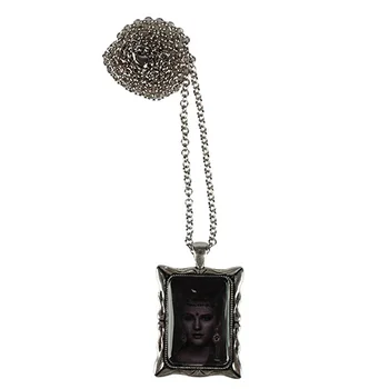 

Imasyon Rectangle Silver Metal Necklace