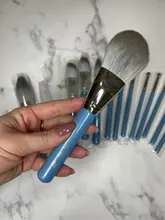 Foundation Eyeshadow Blush Synthetic-Hair-Brushes Iris-Series Beauty Mydestiny Set-Powder