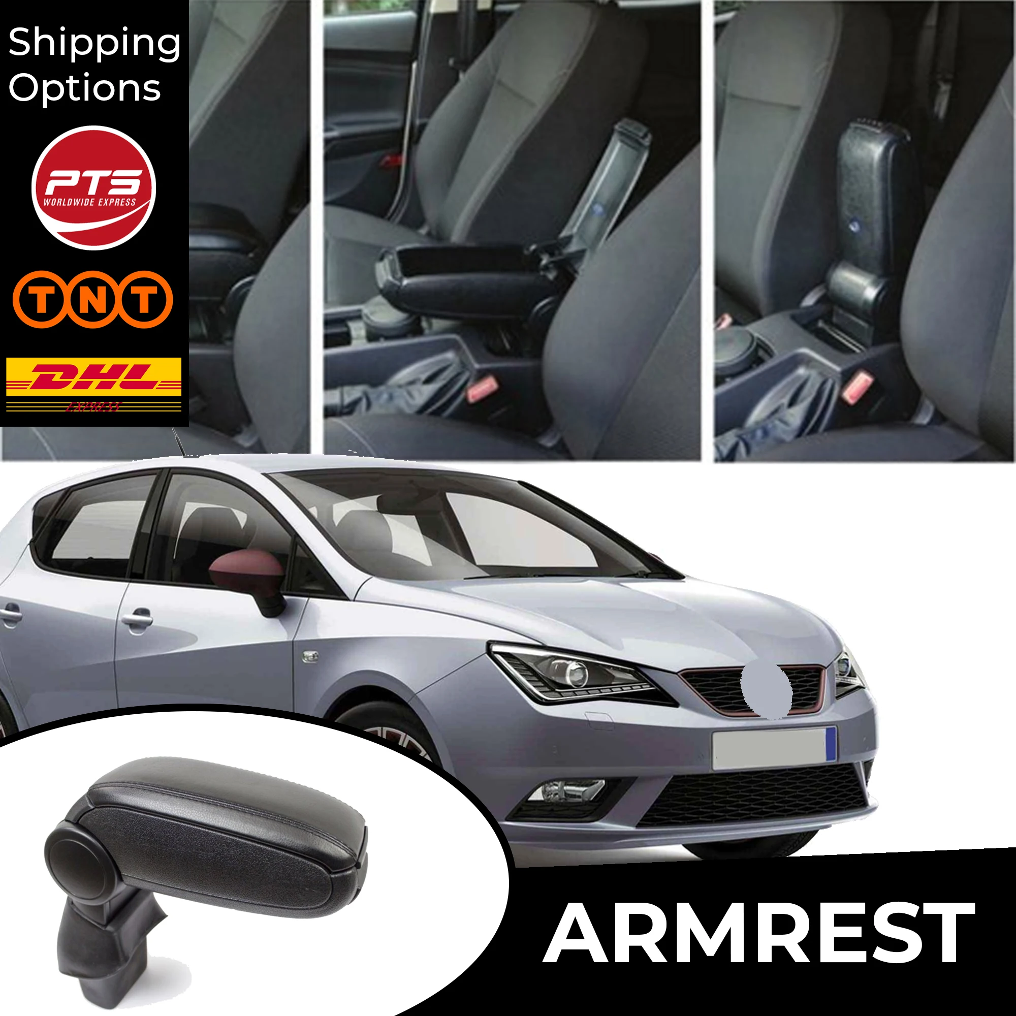 for seat ibiza 2009 2016 armrest seat adjustable car center console arm rest box interior accessories leather armrests aliexpress