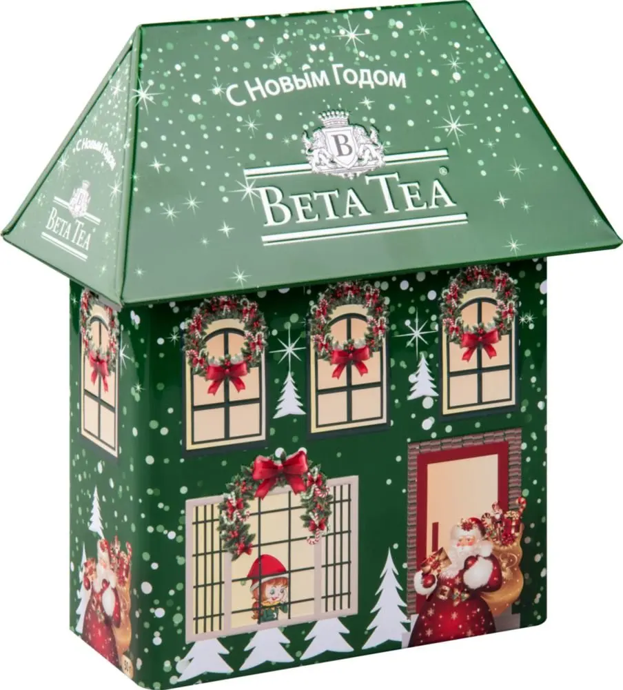 Бета чай красный домик. Beta tea новогодний. Лента на елку. Чай бета теа звезда. Новогодний чай бета тиа.