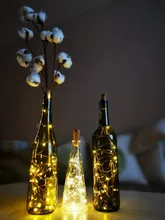 Light-String Garland Copper-Wire-Lights Battery-Power Festoon Fairy LED Christmas Feimefeiyou