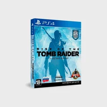Б/У Диск для PS4 RISE OF THE TOMB RAIDER. Юбилейное издание(Русская озвучка