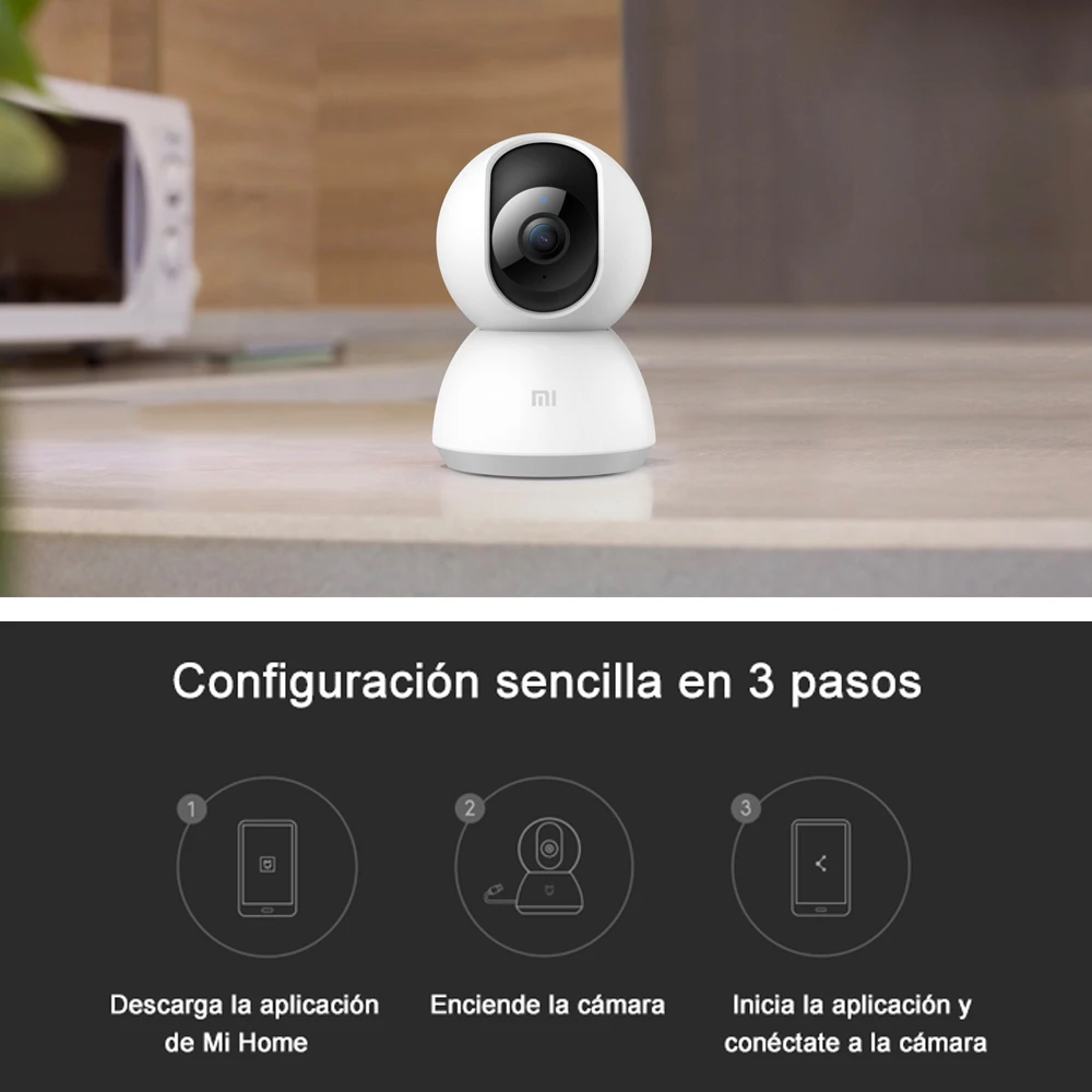 Xiaomi Mi Camara 1080P 360 градусов камера WiFi умная веб Панорама наклон видеокамера ночного