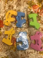 Protección de seguridad para niños, Tope de puerta de tarjeta de seguridad con animales, para cuidado de recién nacido