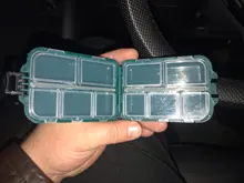 Cajas señuelo de pesca con 10 compartimentos, estuche de almacenamiento, aparejos de pesca, bandejas de almacenamiento, ganchos, organizador, resistente al agua, accesorio de pesca