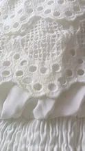 White Blouse Shirts Bandage Crop-Tops Lace-Flower Korean-Tunic Blusas Joinyouth Ruffles