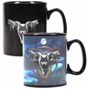 

Anne Stokes - Wolf Trio (heat-sensitive mug) HALF MOON BAY6.35