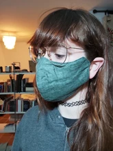 Mascarilla Vintage lavable ajustable, mascarilla facial de algodón y lino a prueba de viento, máscaras para exterior, mondkapjes wasbaar