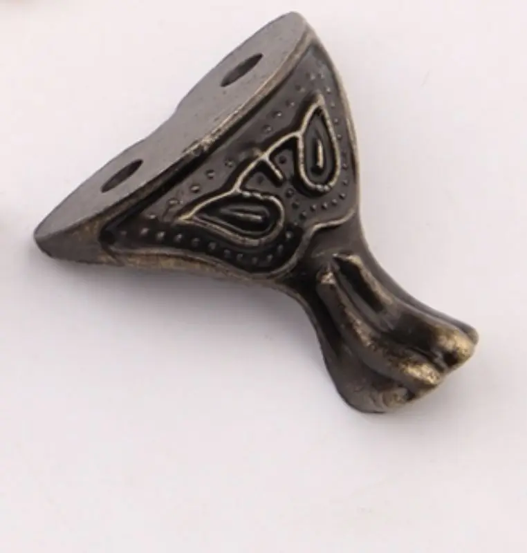 4pcs Antique Jewelry Leg Corner Wooden Decor Gift Box