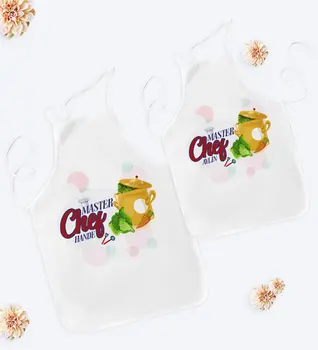 

Personalized Dual Mother Girl Kitchen Apron Set-3