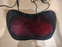 Almohada de masaje de cabeza relajante, VIBRADOR ELÉCTRICO para hombros, espalda, calefacción, terapia infrarroja, masajeador de cuello shiatsu, 8 unidades