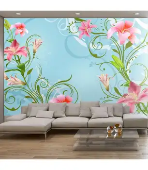 

Photo mural-the subtle beauty of lilies II