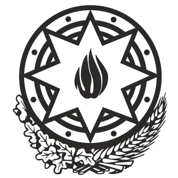 

Car stickers from the manufacturer. automotive products for exterior decoration "coat of arms of Azerbaijan"