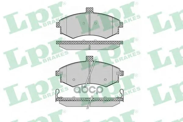 Колодки Тормозные Hyundai Elantra/Matrix 1.5-2.0 00- Передние Lpr 05p1374 Lpr арт. 05P1374