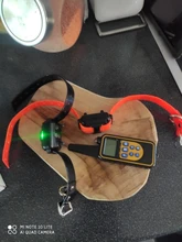 Collar de entrenamiento eléctrico para perros remoto impermeable recargable con pantalla LCD para todos los tamaños golpes vibración sonido 800m