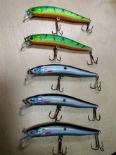 3D Eyes Floating Minnow Wobblers Fishing-Lure Laser Crankbait Aritificial Hard-Plastic