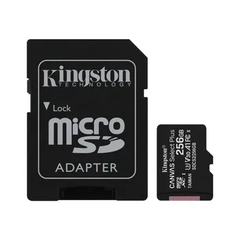 

Game Memory card MICRO SD 256GB CL10 Kingston Canvas Select Plus-flashlight memory Card (adapter microSDXC SD Inclu