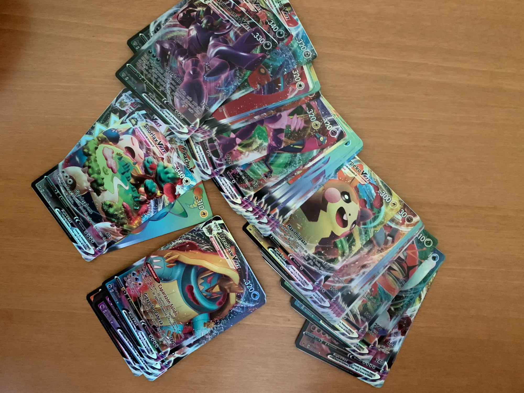 2021 New Pokemon Cards in Spanish TAG TEAM GX VMAX Trainer Energy  Holographic Playing Cards Game Castellano Español Children Toy Color:  ES200V VMAX HOT