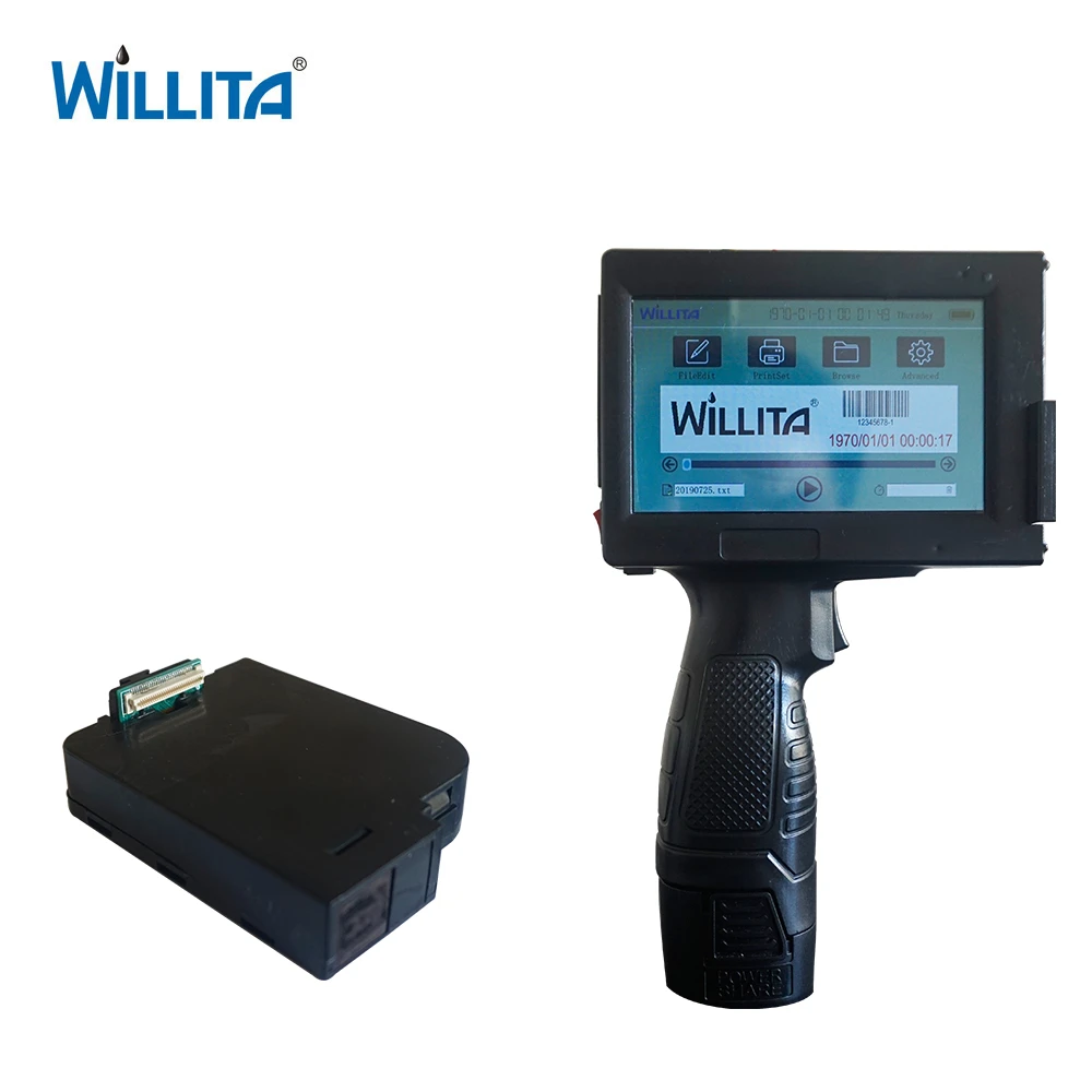 portable handheld inkjet printer