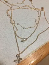 VKME-collar de perlas de mariposa de varias capas para mujer, gargantilla de perlas doradas, estrella del sol, regalo de joyería 2021