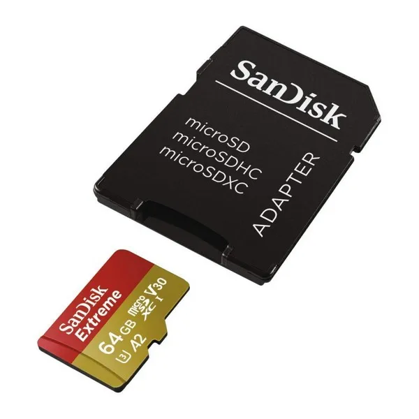 Микро SD карта памяти с адаптером двойной флеш-накопитель SanDisk SDSQXA1-GN6AA C10 160 МБ/с