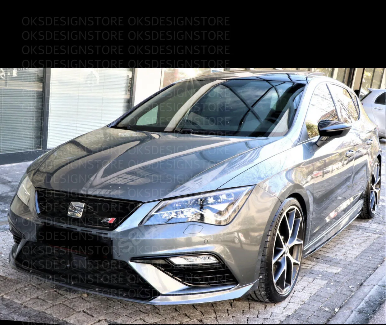 For SEAT LEON 2016-2021 FR Mk3 Sport Front Bumper Lip 2 pcs Splitter  Diffuser Lip Body Kit Spoiler 5F0071606G Good Quality Frp - AliExpress