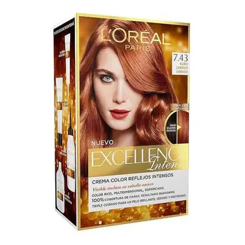 

Permanent Dye Excellence Intense L'Oreal Expert Professionnel Golden copper red