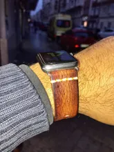 Correa de cuero de vaca hecha a mano para Apple Watch, repuesto para pulsera de 44mm, 40mm, 42mm y 38mm, Series SE 6, 5, 4, 3, 2, iWatch Watch