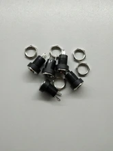 Adaptador de enchufe de Panel hembra, 2/5/10 Uds., 2,1 5,5 x/5,5x2,5mm, fuente de alimentación de toma de CC, Conector de montura de Panel, 2 terminales tipo DC