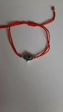 Pulsera con abalorio de cordel rojo para hombre y mujer, accesorio de mano ajustable con extensión de ojo turco, Parte incluida