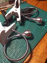 Desk-Lamp Book-Lights Clip-Holder Usb Led Reading Foldable Rechargeable Flexible Usb-Power-Supply